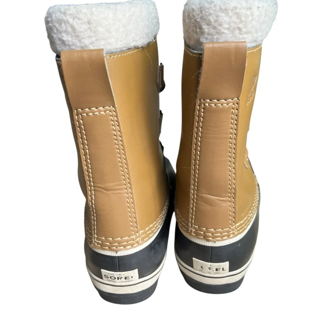 Sorel Brown and Black Snow Boots children’s size 4.